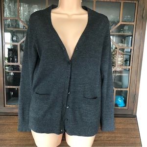Lord & Taylor Merino Wool Cardigan
